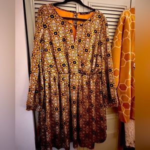 Doe & Ray dress by ModCloth satin dress size 3XL